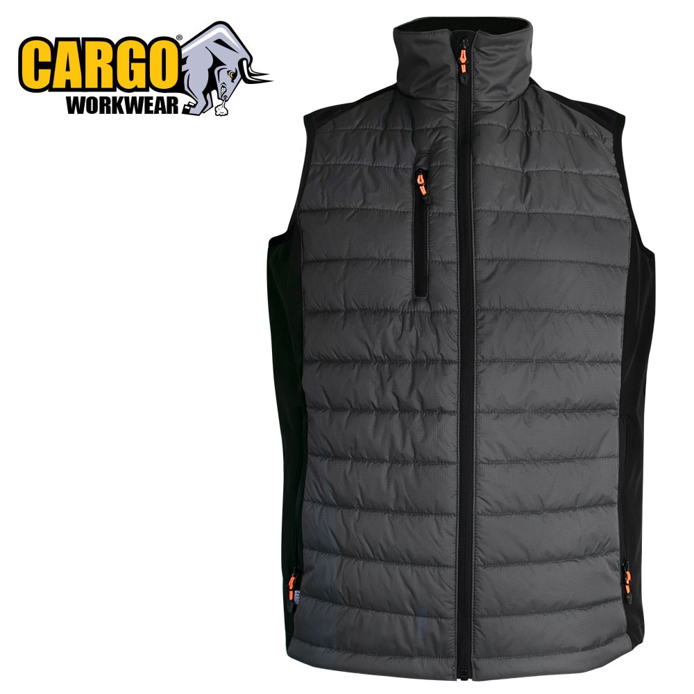 Cargo Crafter Two Tone Fleece Lined Gilet Bodywarmer WorkWear Experts